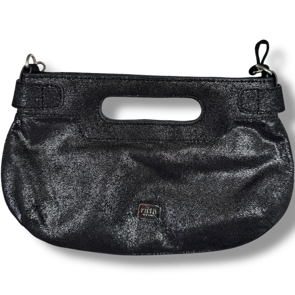 Rafe for Target Black Embellished Formal Evening Clutch Purse 10x6 Handbag